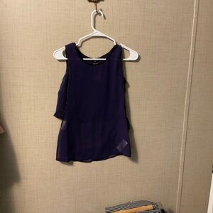 Chic Purple Sleeveless Tank Top
